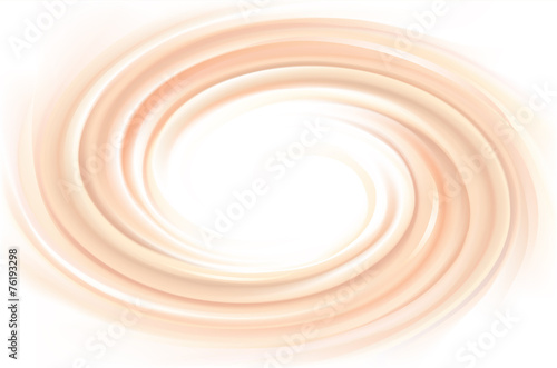 Vector backdrop of swirling creamy texture