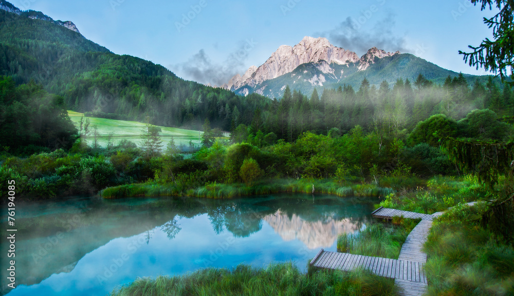 Sava spring, Zelenci, Slovenia