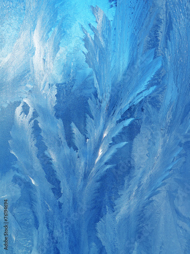 frost patterns on glass