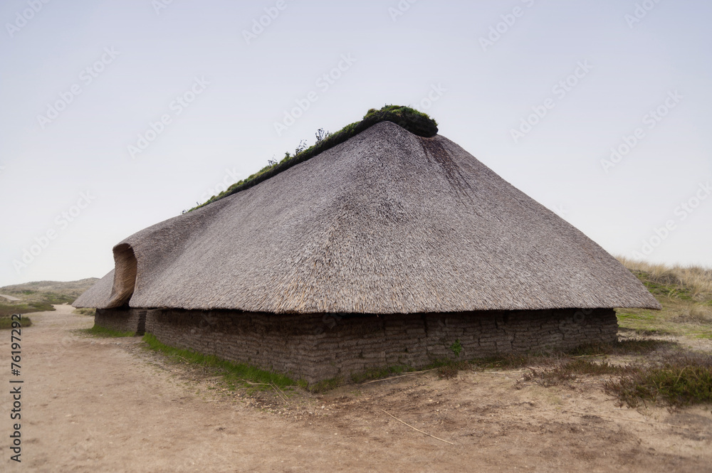 Prehistoric Reconstruction of a Stone Age House