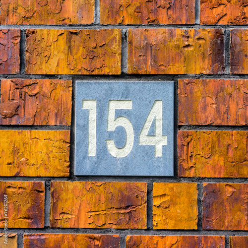 house number 154