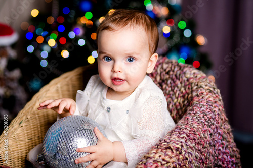 Canvas Print baby weihnachten