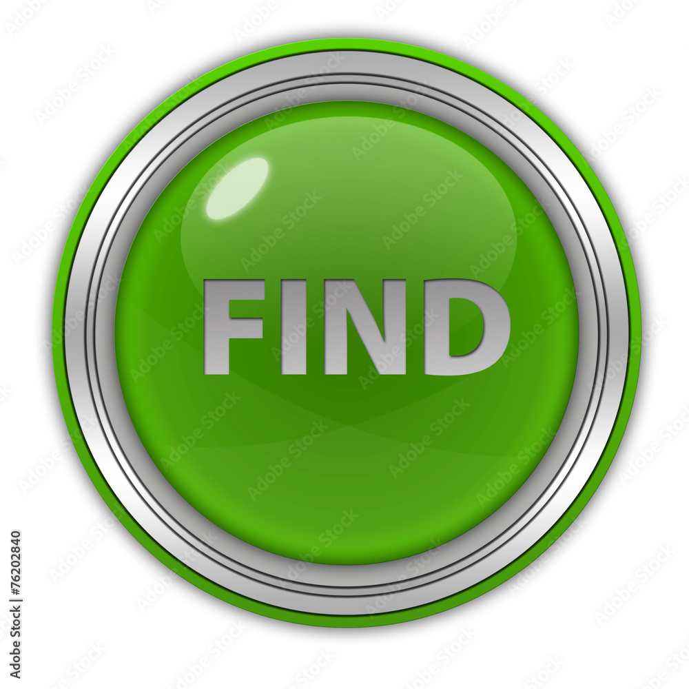 find circular icon on white background find circular icon on white background