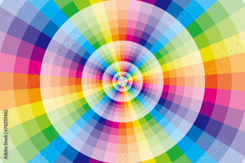 #Background #wallpaper #Vector #Illustration #design #free #free_size #charge_free #colorful #color rainbow,show business,entertainment 背景,素材,壁紙,虹,虹色,レインボー,七色,放射状,カラフル,放射,円,輪,丸,ワープ,空間,異次元,四次元,異空間,亜空間