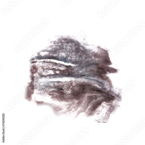 abstract Black, dark blue drawing stroke ink watercolor brush wa