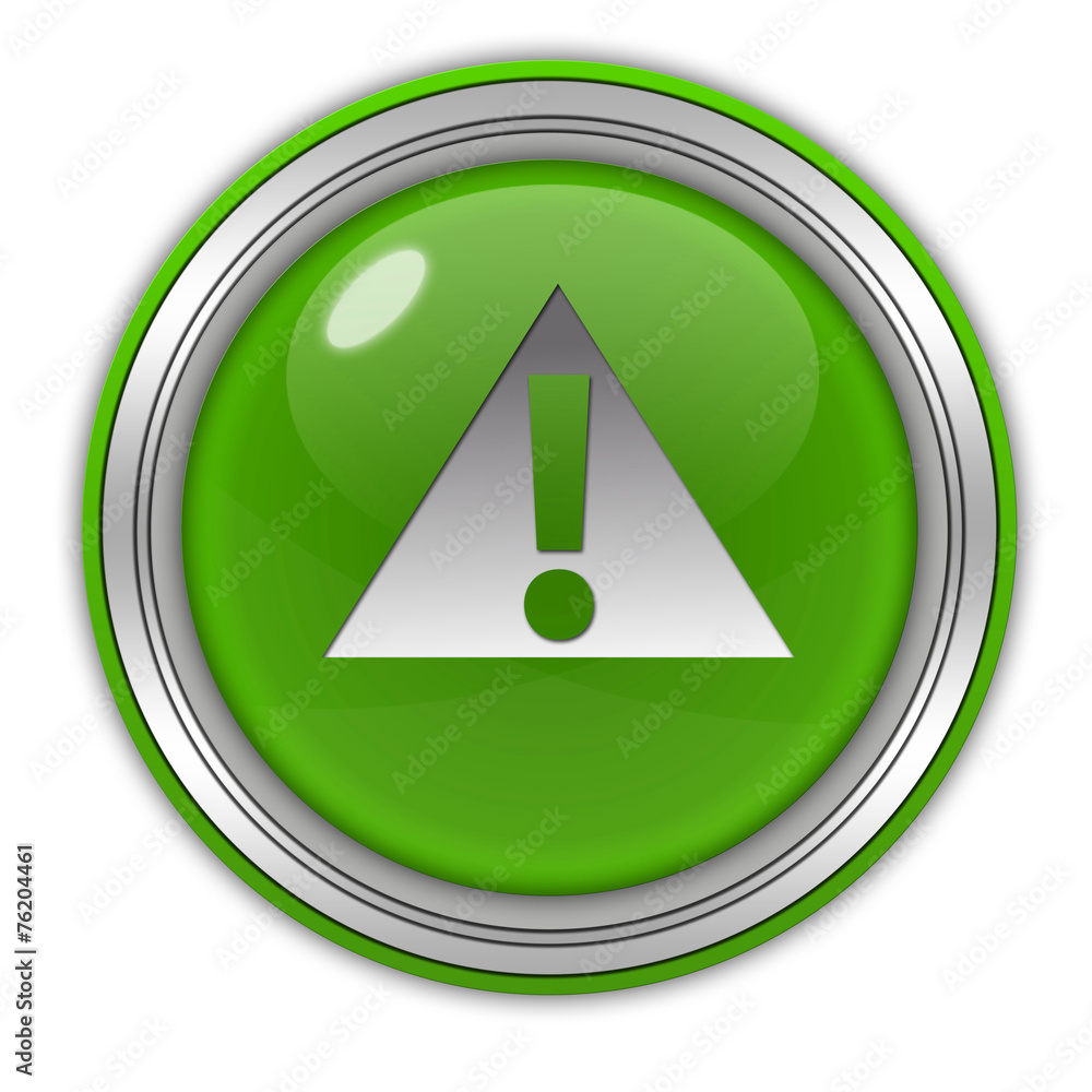 Danger circular icon on white background Danger circular icon on white background