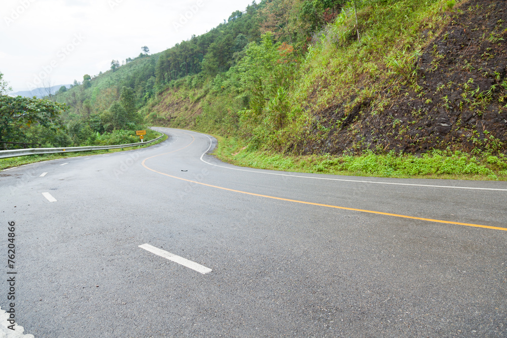 curvy road