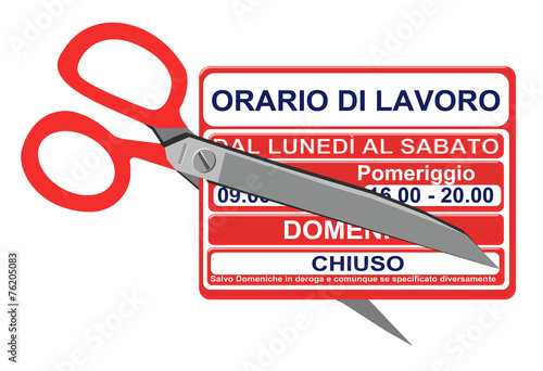 Taglio orario di lavoro - straordinari