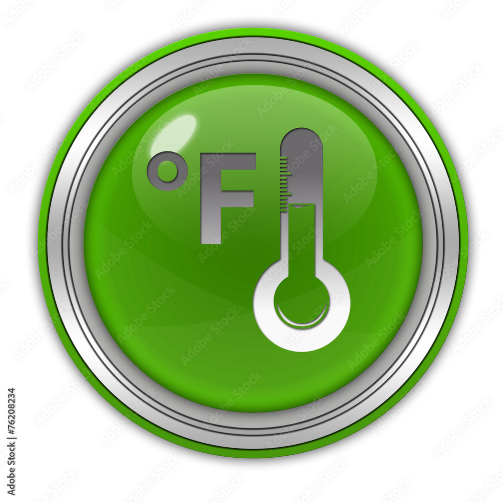 fahrenheit circular icon on white background fahrenheit circular icon on white background