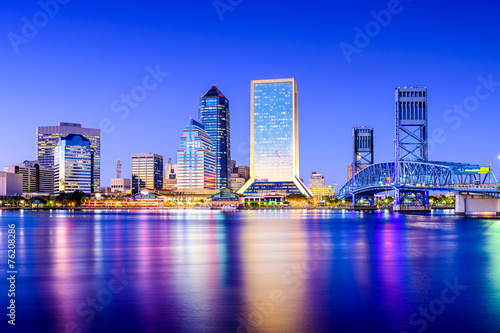 Jacksonville, Florida, USA Skyline on St. Johns River