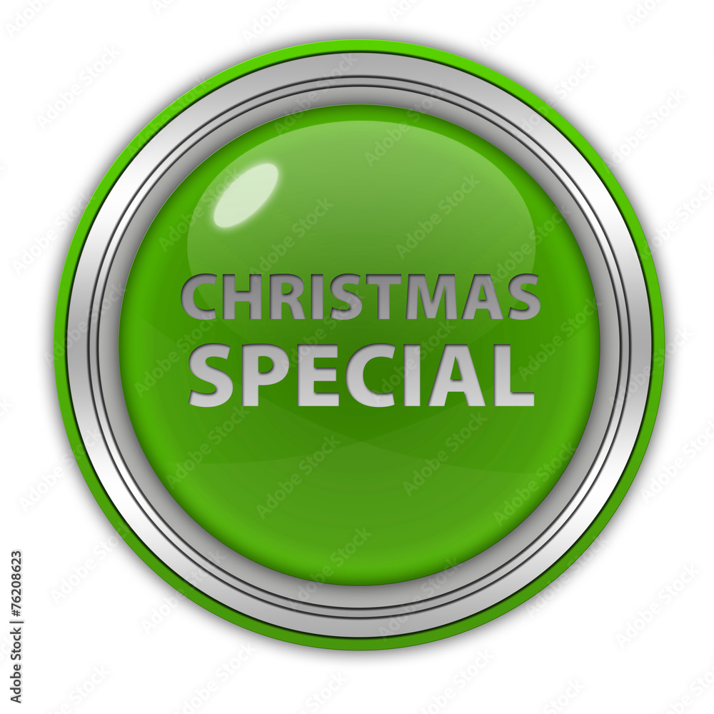 Christmas special circular icon on white background Christmas special circular icon on white background