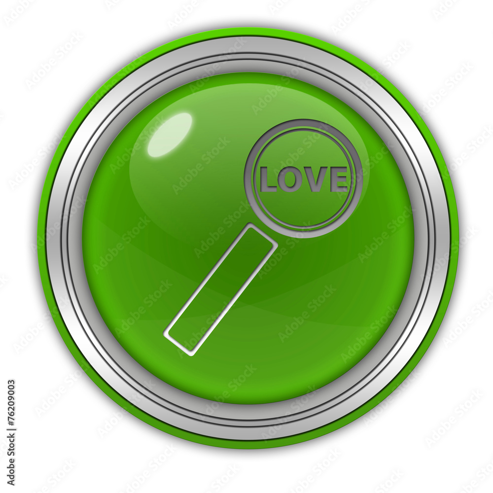 Find love circular icon on white background Find love circular icon on white background
