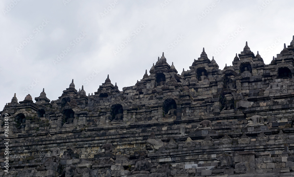 Borobudur temple in Yogyakarta, Indonesia