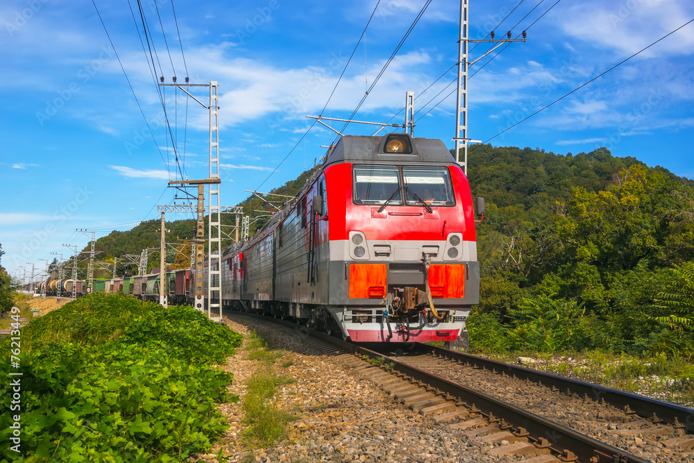 Obraz premium Cargo train