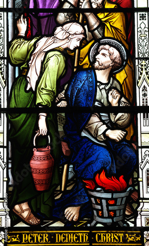 Fotografia, Obraz St. Peter denies Jesus Christ
