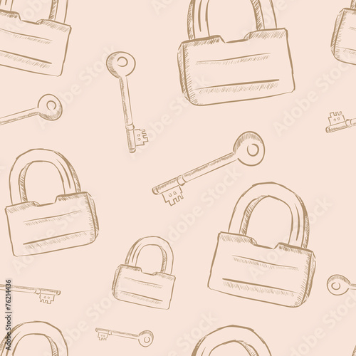 Vintage keys and locks