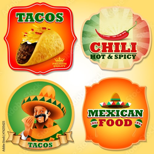 mexican stickers food