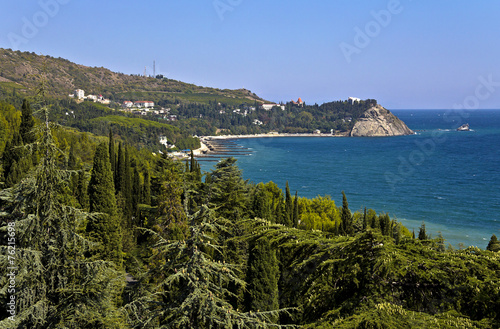 Southern coast of Crimea. photo