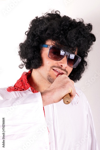 Obraz na plátně Elvis Presley sosia