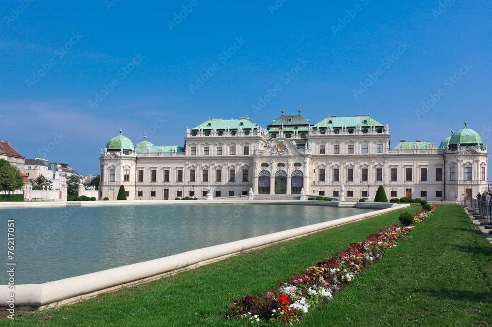 Belvedere palace in Vienna