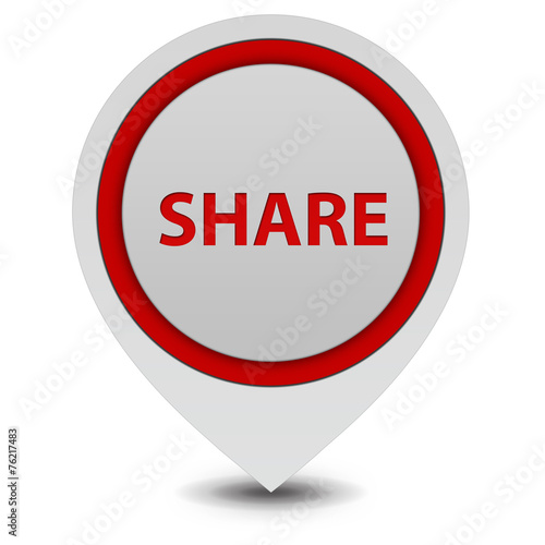 Free Download share pointer icon on white background - GFXLoad