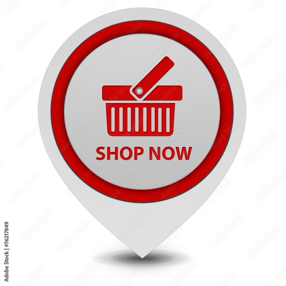 Buy now pointer icon on white background Buy now pointer icon on white background