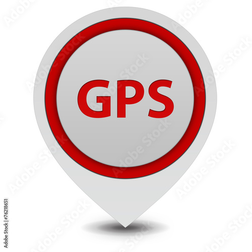Free Download Gps pointer icon on white background - GFXLoad