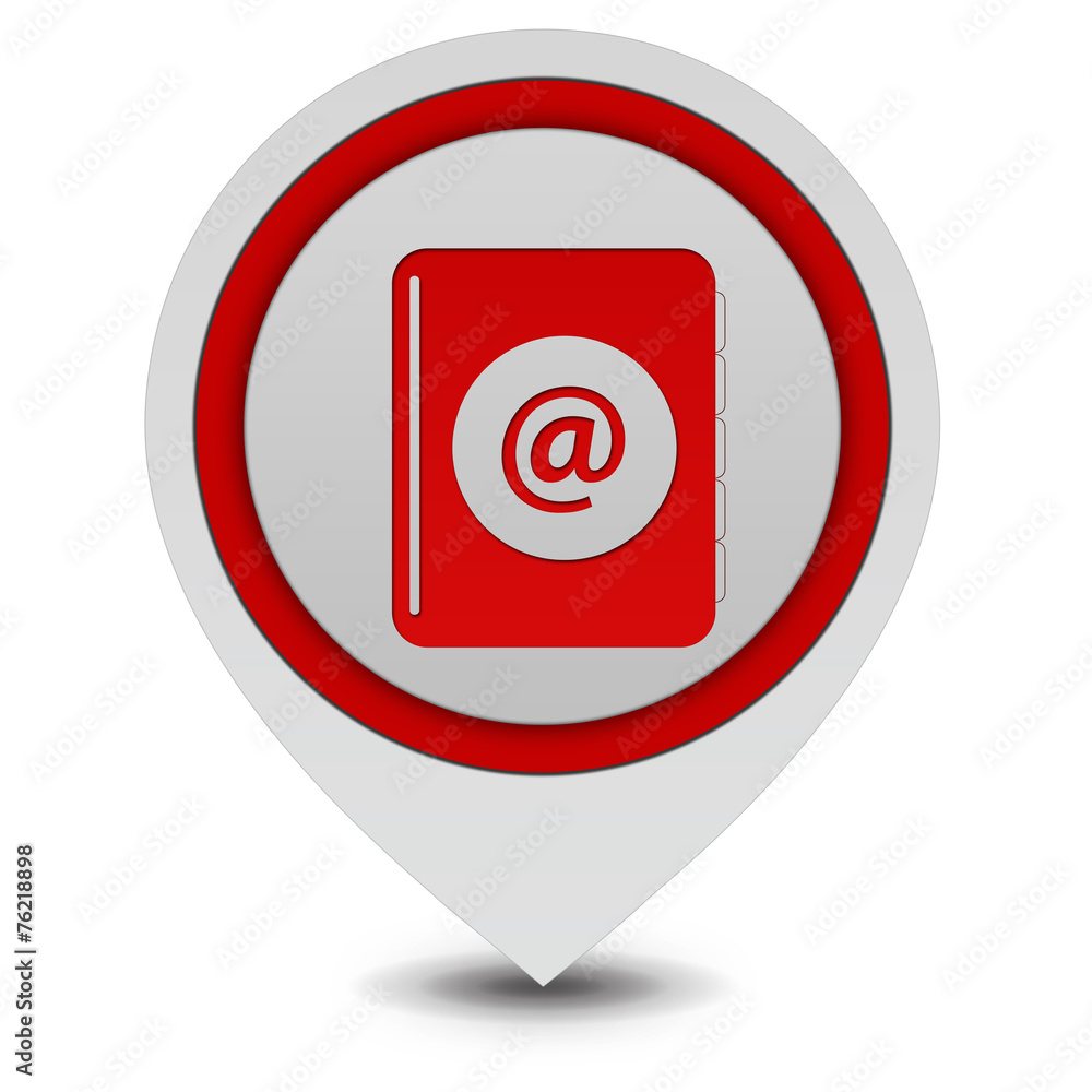 Email pointer icon on white background Email pointer icon on white background