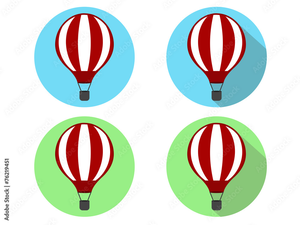 Air Balloon Icons Air Balloon Icons