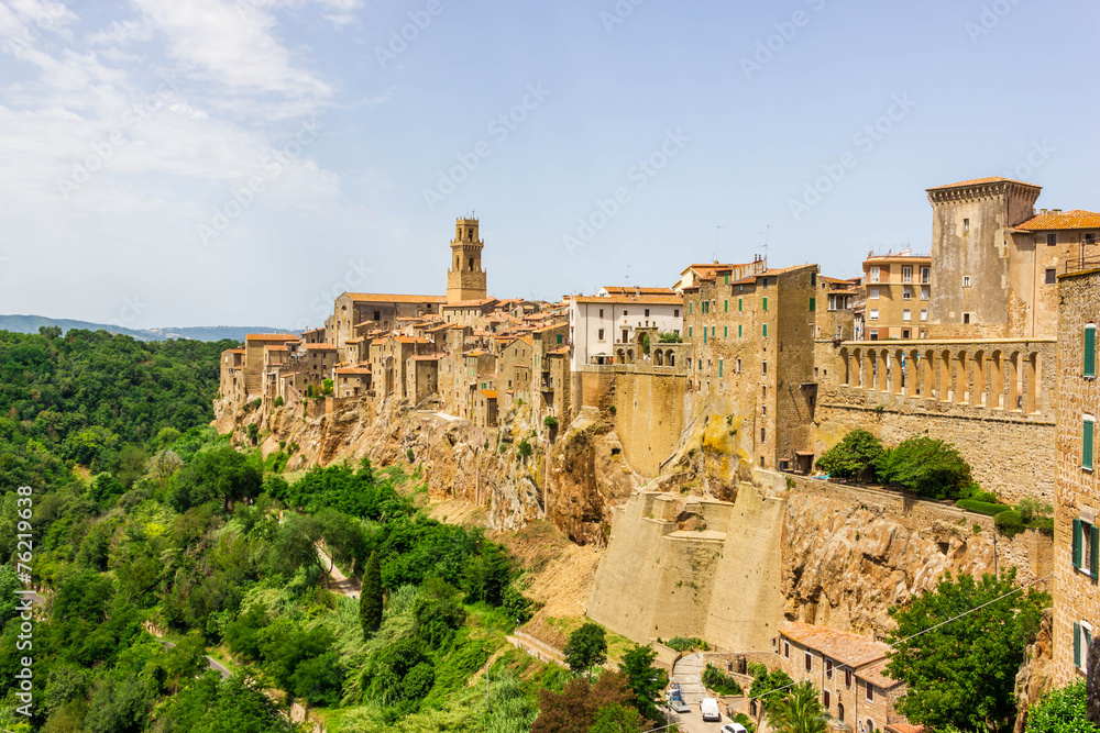 Pitigliano city Tuscany Italy