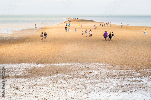 Whitstable sandbar called The Street