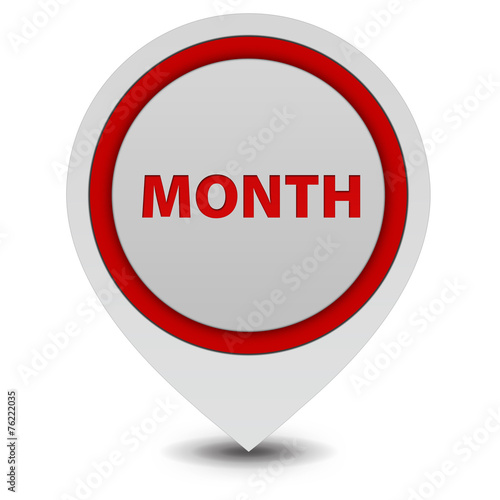 Free Download Month pointer icon on white background - GFXLoad