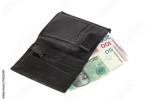 Wallet with Norwegian money