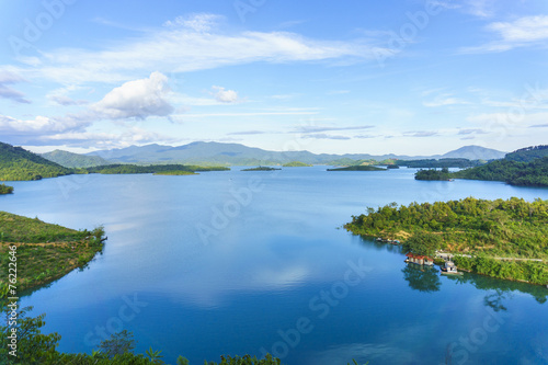 Aerial view of great lake © Hai791313