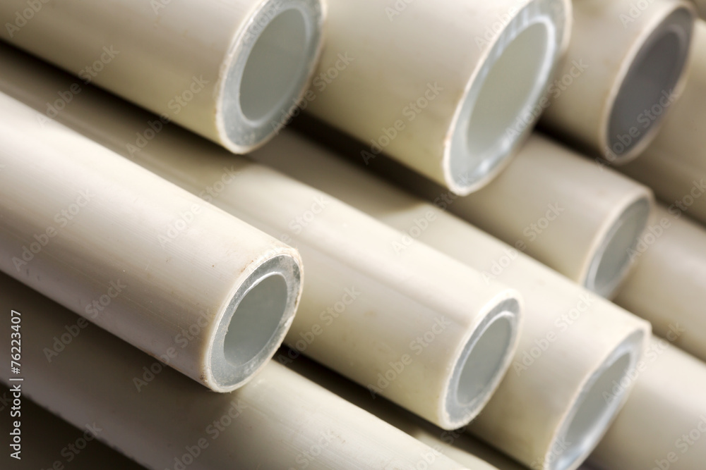 Fototapeta premium Plastic pipes