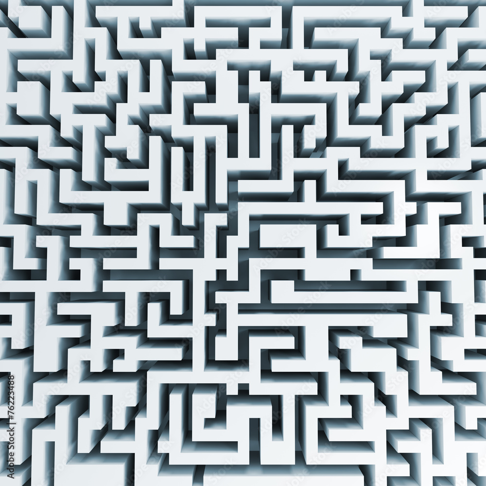 Top view of labyrinth Top view of labyrinth