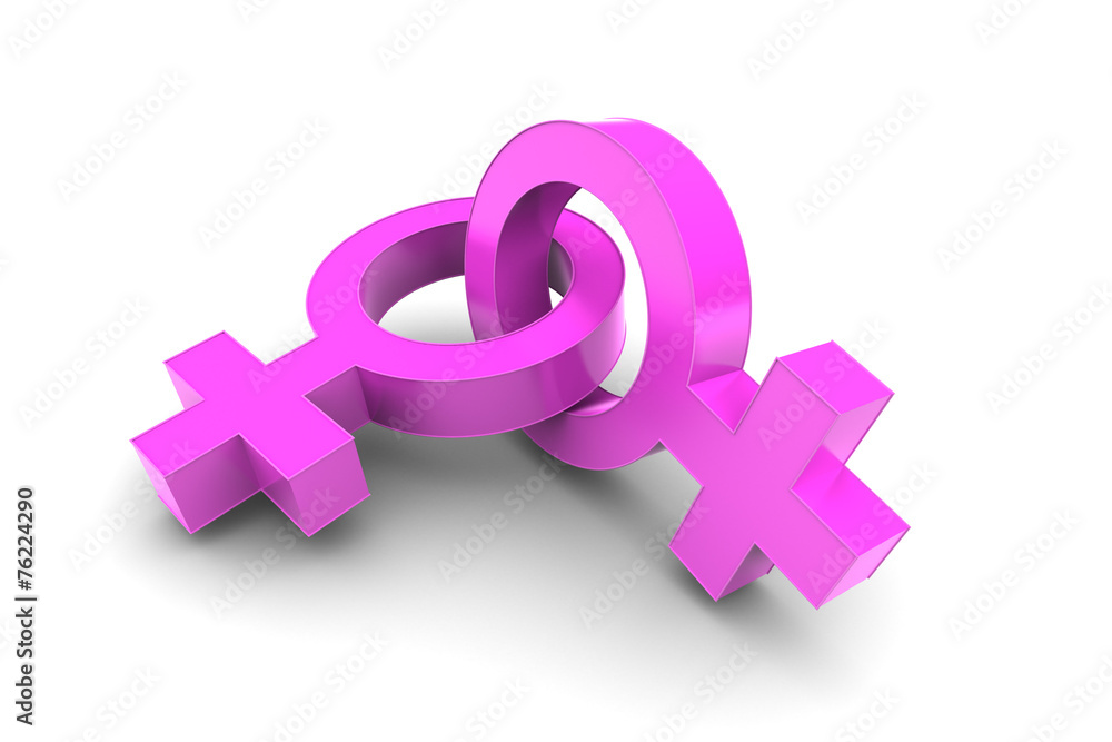 Female and Female gender symbol