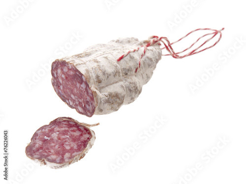 Sausage isolated on white background