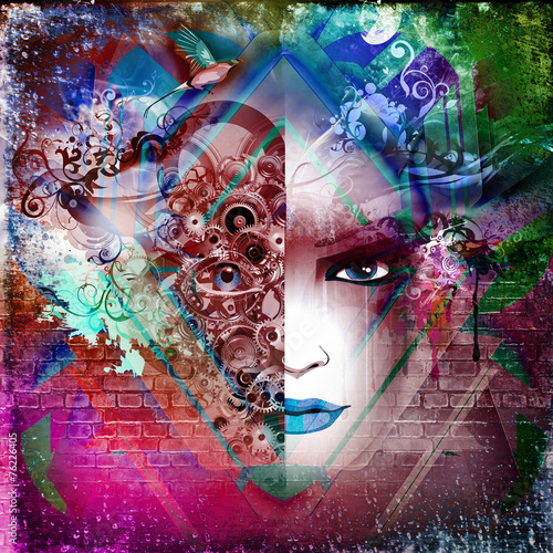 яркий абстрактный фон