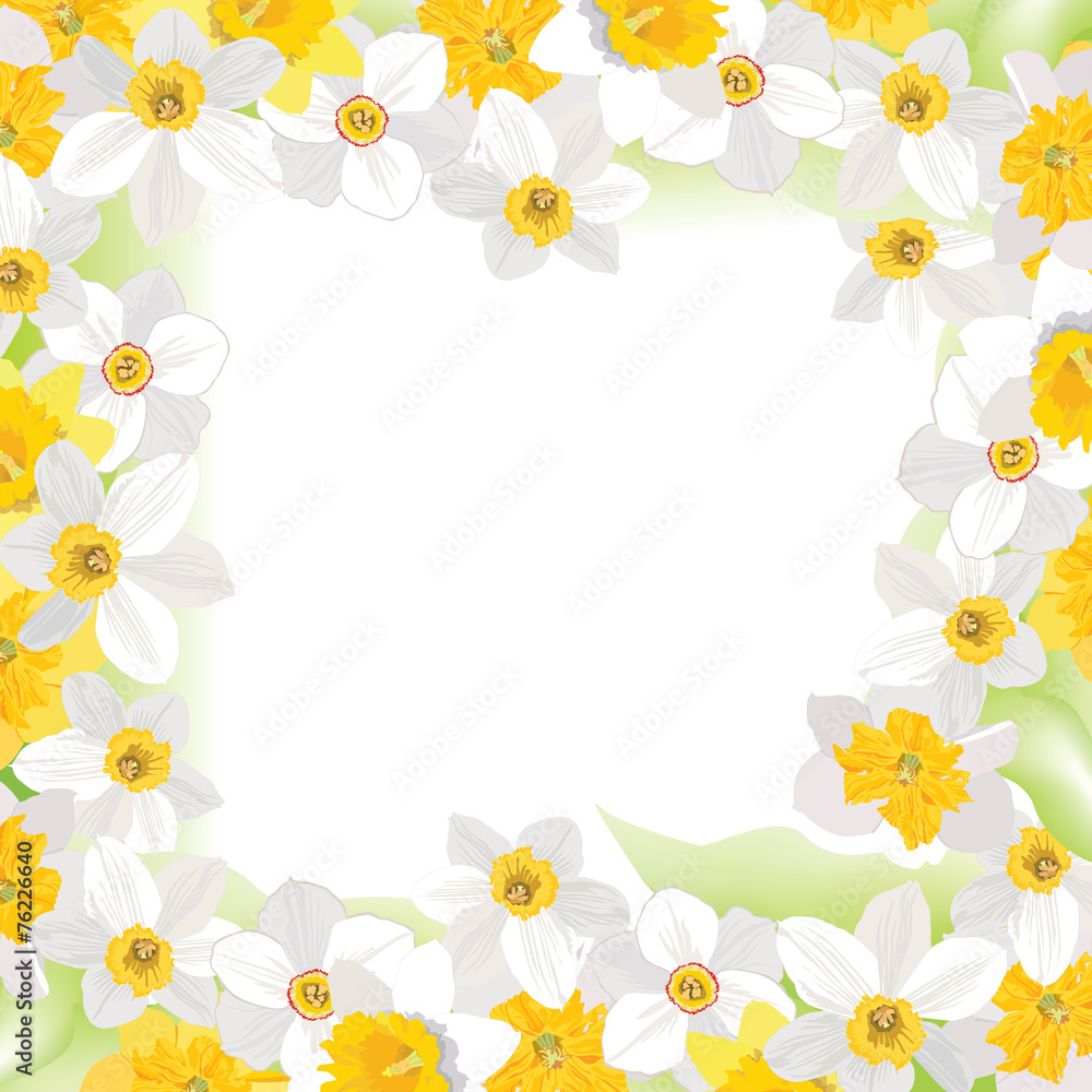 Floral frame. Flower background. flourish spring card or cover.