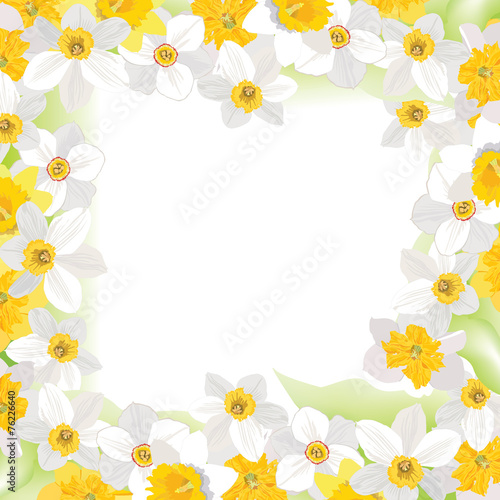 Floral frame. Flower background. flourish spring card or cover.