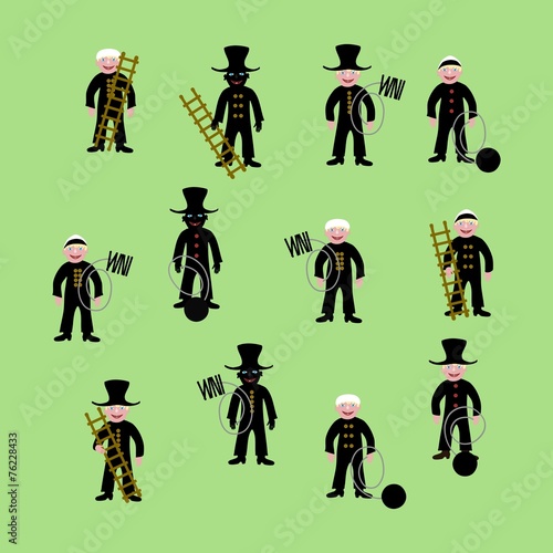 Set of Little Sweeps for happiness