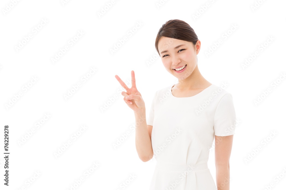 asian businesswoman on white background asian businesswoman on white background