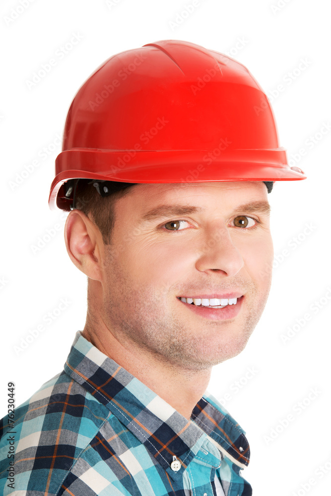 Portrait of an handsome engineer Portrait of an handsome engineer