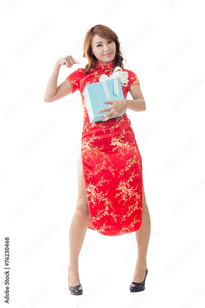 chinese woman at new year chinese woman at new year
