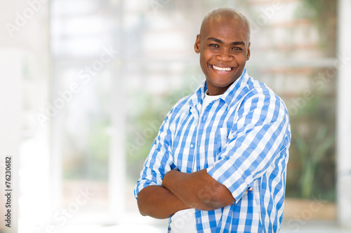 african american man looking at the camera