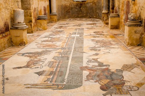 Obraz na płótnie Roman mosaics w salonie