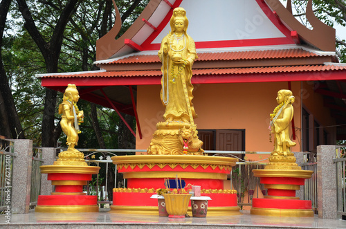 Guanyin bodhisattva statue photo