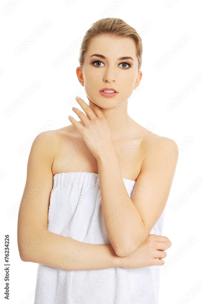 Beautiful spa woman with perfect fresh skin. Beautiful spa woman with perfect fresh skin.