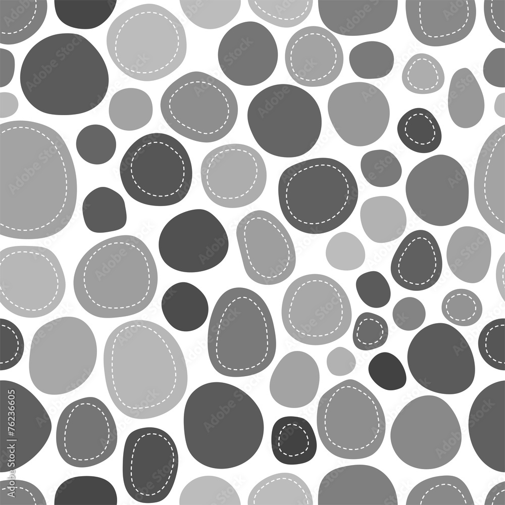 Seamless abstract decorative pattern of circles Seamless abstract decorative pattern of circles